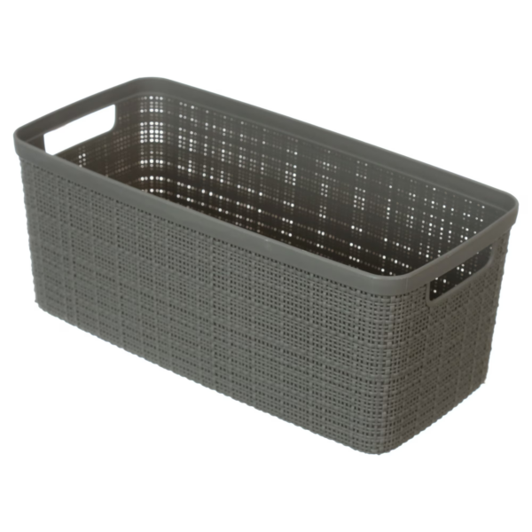 Durable & Lightweight: Made from high-quality plastic with a jute-inspired texture, combining sturdiness with a natural, woven look.